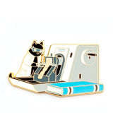 Microtome Cat - Hard Enamel Pin