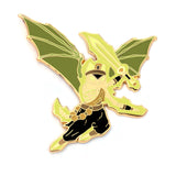 Undead Dragon Monk Cat - Hard Enamel Pin - S5
