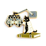 Optometry Cat - Hard Enamel Pin