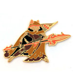 Undead Ranger Cat - Hard Enamel Pin - S5