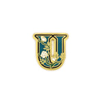 Floral Alphabet - Hard Enamel Pin
