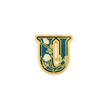 Floral Alphabet - Hard Enamel Pin