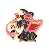 Undead Wizard Cat - Hard Enamel Pin - S5