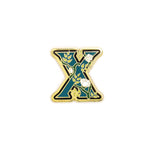 Floral Alphabet - Hard Enamel Pin