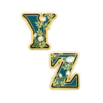 Floral Alphabet - Hard Enamel Pin