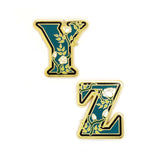 Floral Alphabet - Hard Enamel Pin