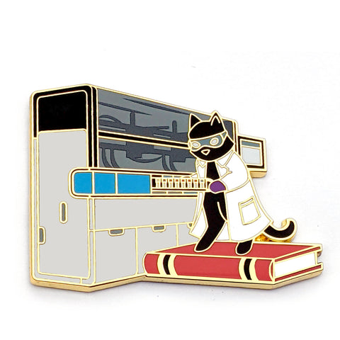 Assay Lab Cat - Hard Enamel Pin