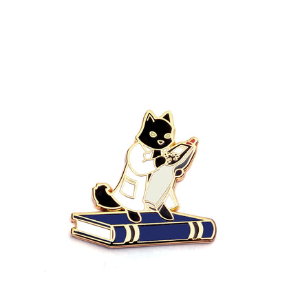 Audiology Cat - Hard Enamel Pin