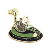 Bumper Car Opossum - Hard Enamel Pin