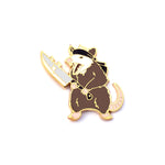 Knife Opossum - Hard Enamel Pin