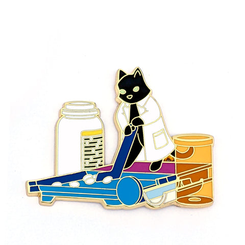 Pharmacy Cat - Hard Enamel Pin