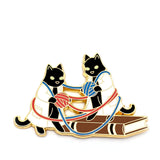 Quantum Physics Cat - Hard Enamel Pin