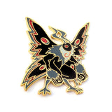 Savage Mothman - Hard Enamel Pin - Red Glitter Pin