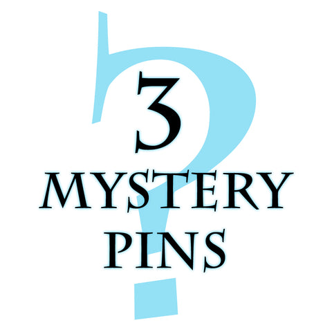 3 Mystery Hard Enamel Pins