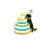 Birthday Cat - Hard Enamel Pin