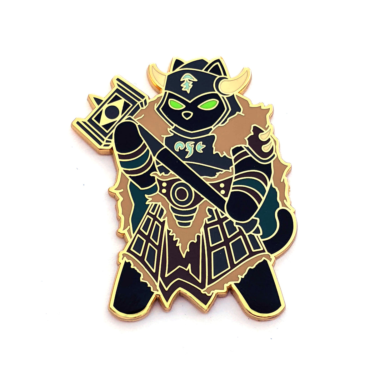 Rune Giant Fighter Class - RPG Black Cat S3 - Hard Enamel Pin – Frost ...