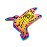 Silver Hummingbird Pin